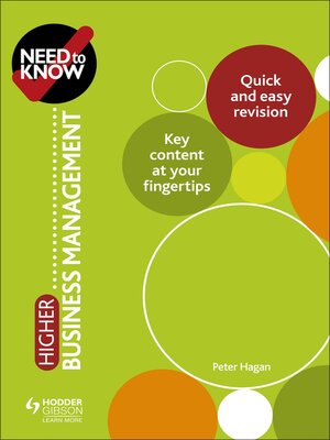 cover image of Need to Know